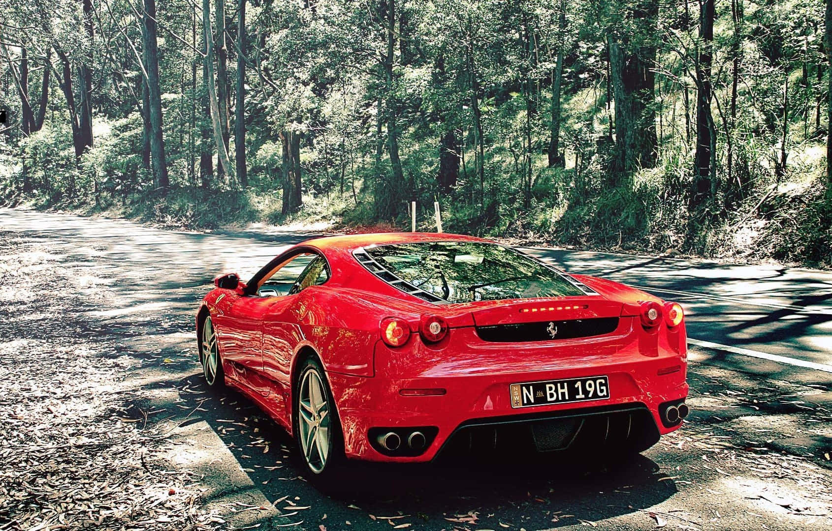 Stunning Ferrari F430 In Action Wallpaper