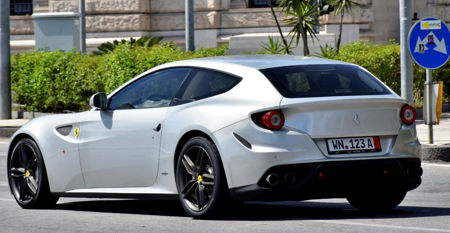 Stunning Ferrari Ff In Motion Wallpaper