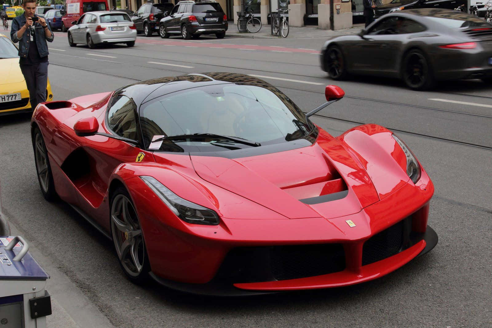 Stunning Ferrari Laferrari Steals The Spotlight Wallpaper