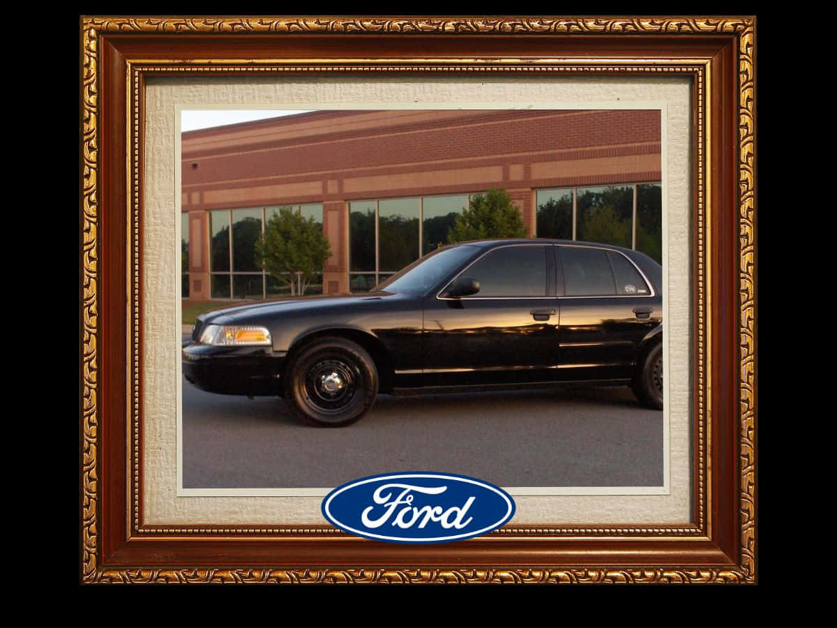 Stunning Ford Crown Victoria In Action Wallpaper