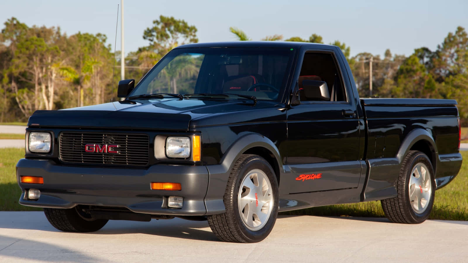 Stunning Gmc Syclone Showcasing Its Powerful Design And Performance Wallpaper