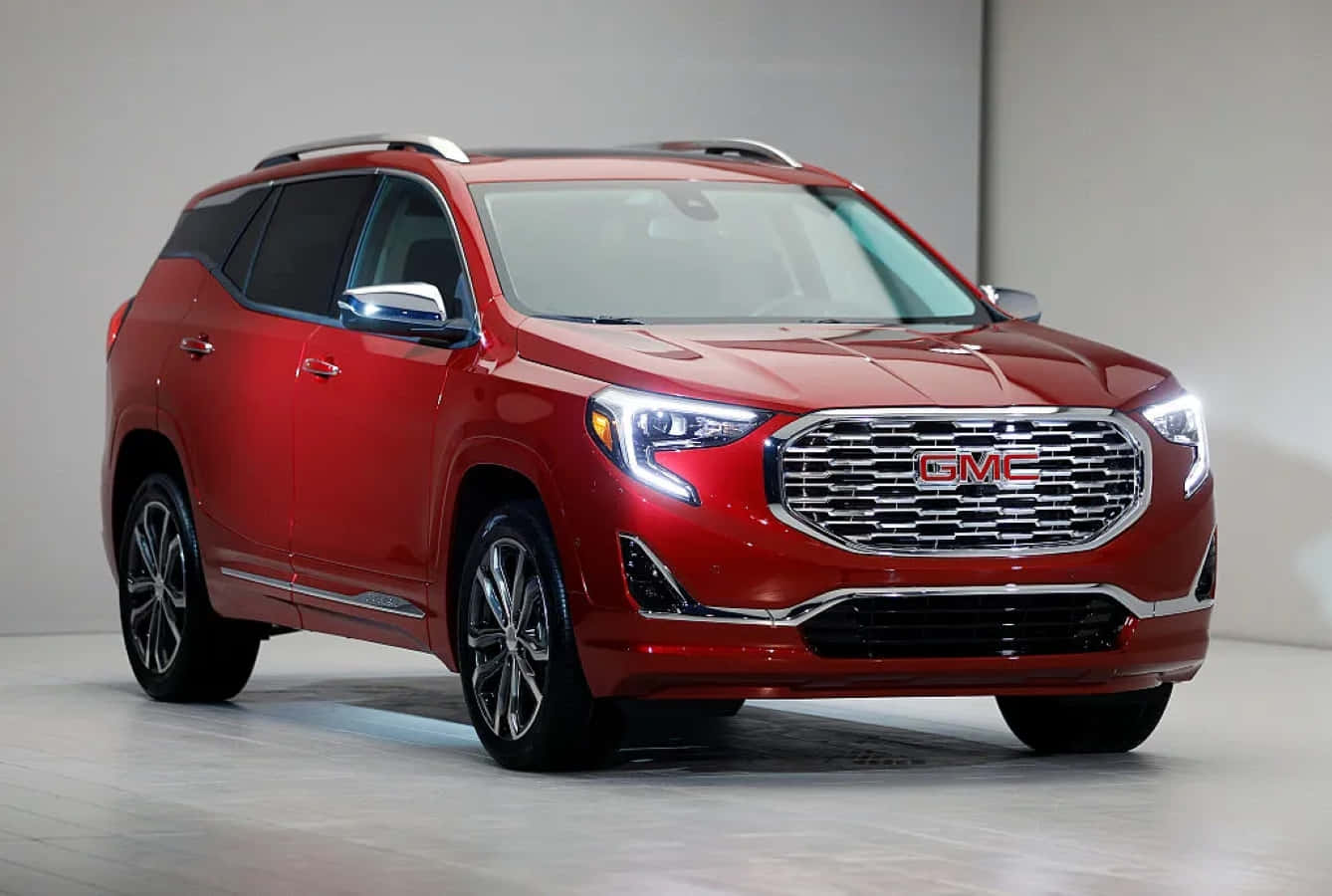 Stunning Gmc Terrain Gliding Through The Cityscape Wallpaper