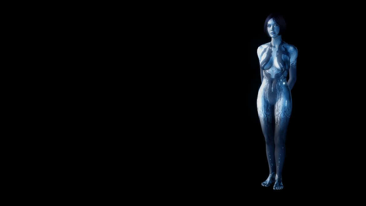 Stunning Halo Cortana Artwork Featuring The Iconic Ai Character Wallpaper