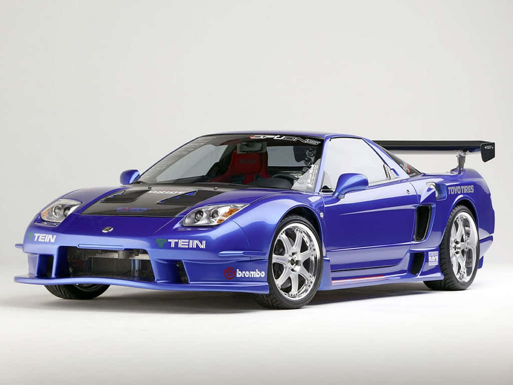 Stunning Honda Nsx In Action Wallpaper