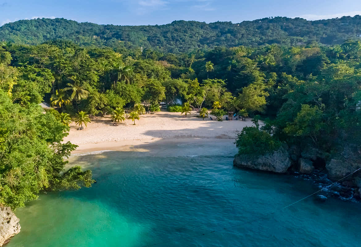 Stunning Jamaican Beach Paradise Wallpaper