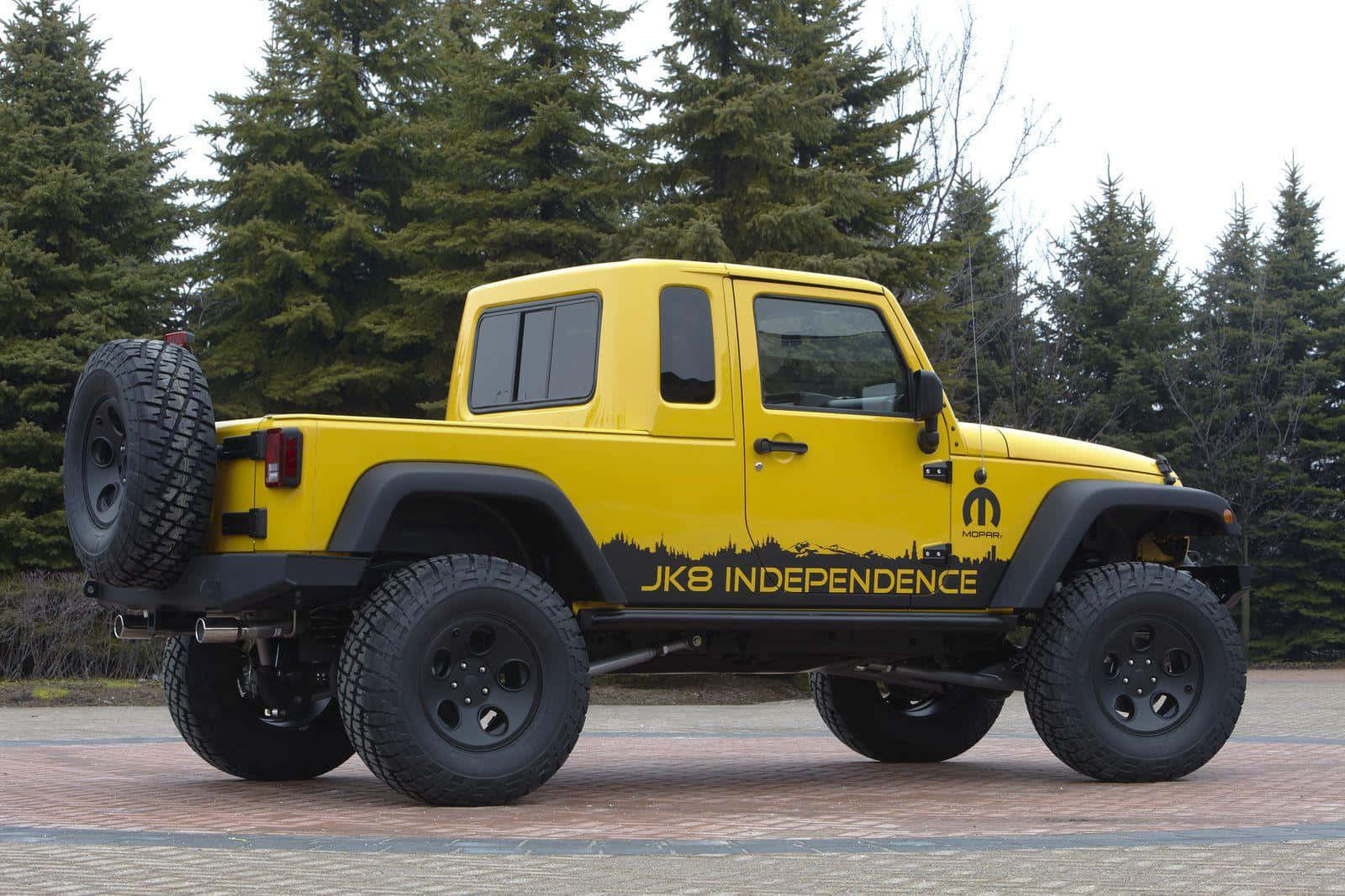 Stunning Jeep Gladiator Ready For Adventure Wallpaper