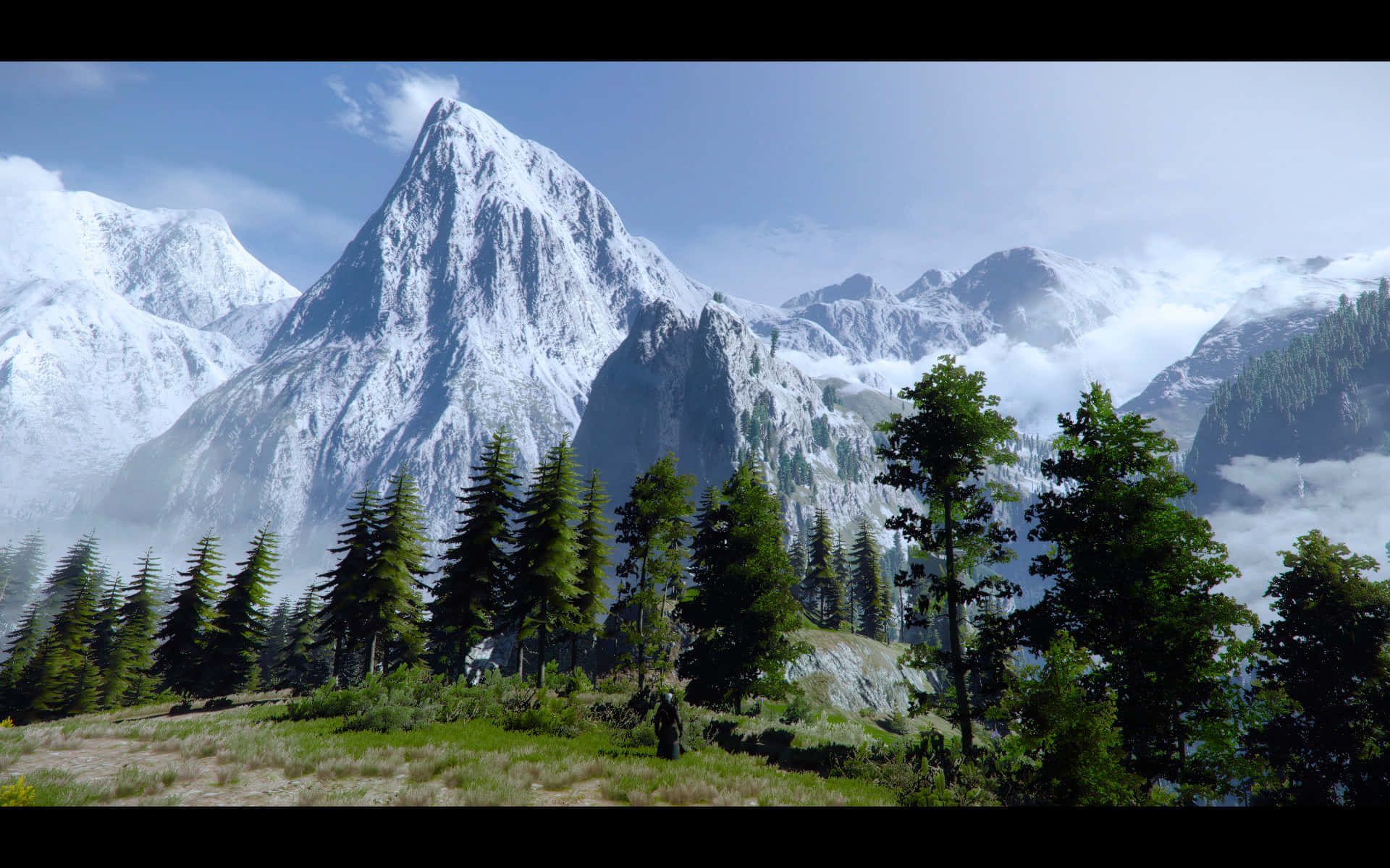 Stunning Landscape Of Kaer Morhen Valley Wallpaper