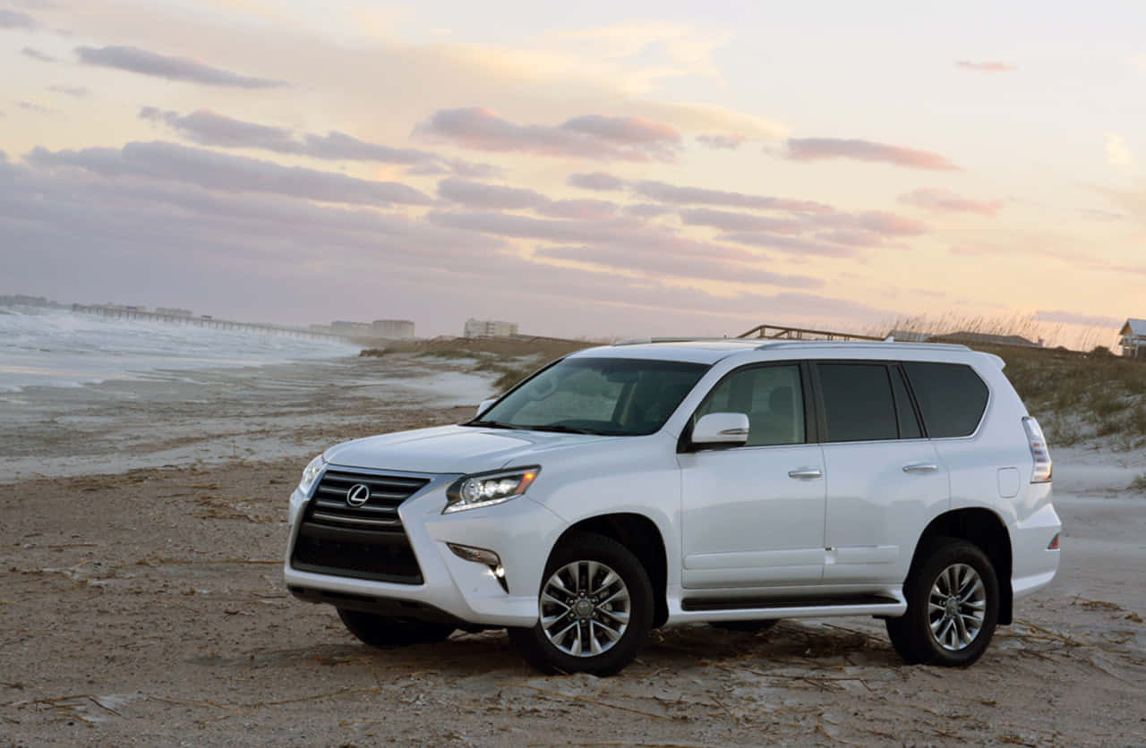 Stunning Lexus Gx 460 On The Road Wallpaper