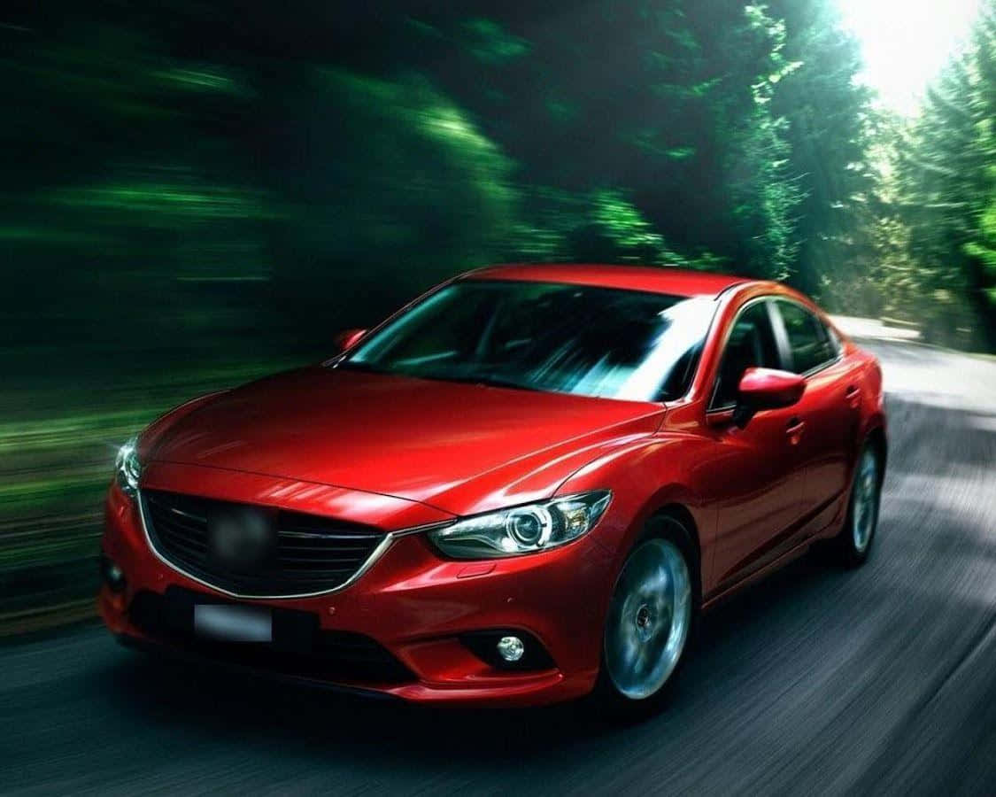 Stunning Mazda 6 On The Road Wallpaper