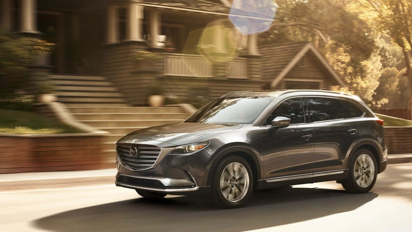 Stunning Mazda Cx-9 In Motion Wallpaper