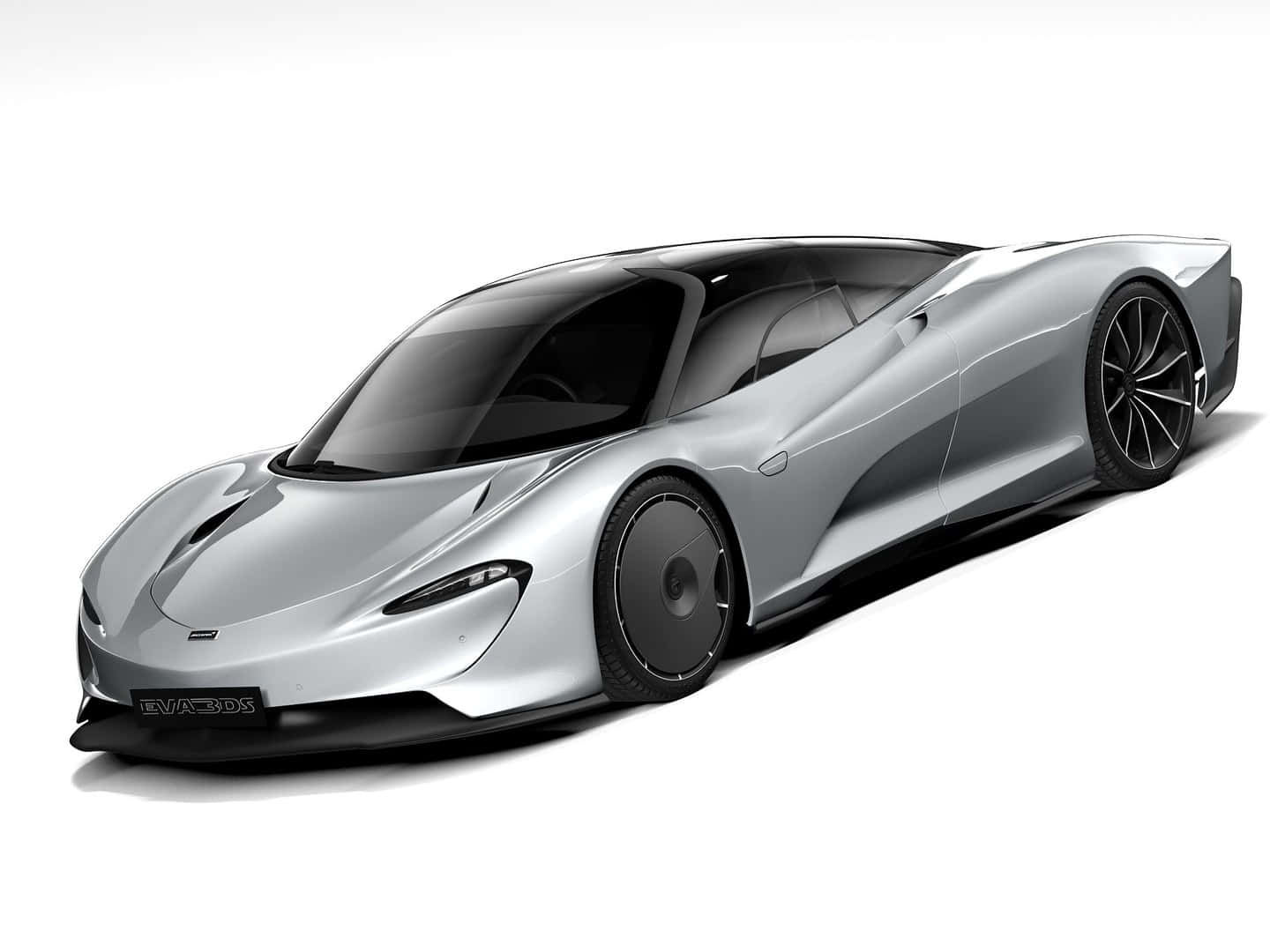 Stunning Mclaren Speedtail In Motion Wallpaper