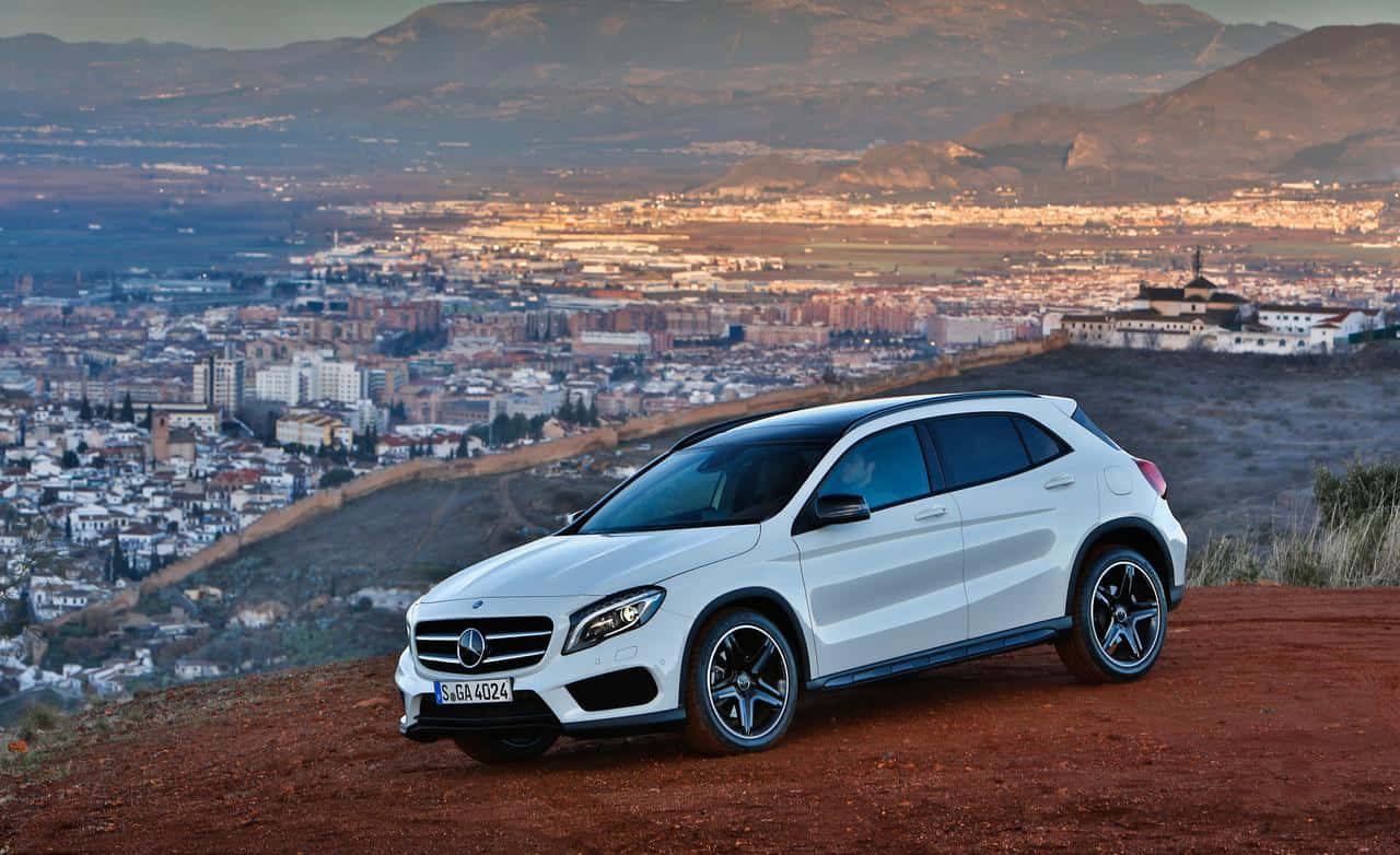 Stunning Mercedes-benz Gla-class In Action Wallpaper