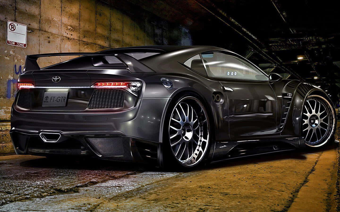 Stunning Modified Car Showcased In Style Wallpaper