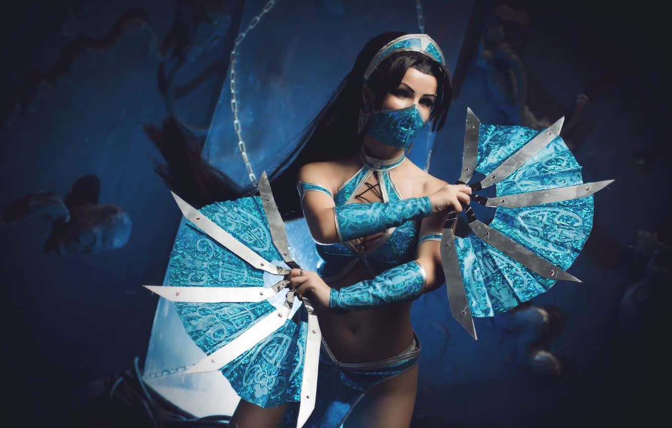 Stunning Mortal Kombat Cosplayers In Character Wallpaper