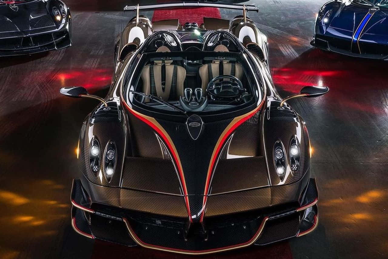 Stunning Pagani Huayra Roadster Bc In Action Wallpaper