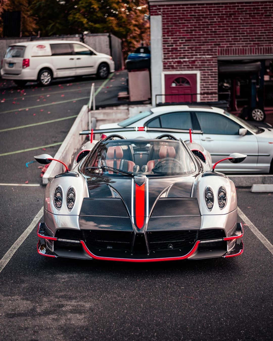 Stunning Pagani Huayra Roadster Bc In Full Speed Wallpaper