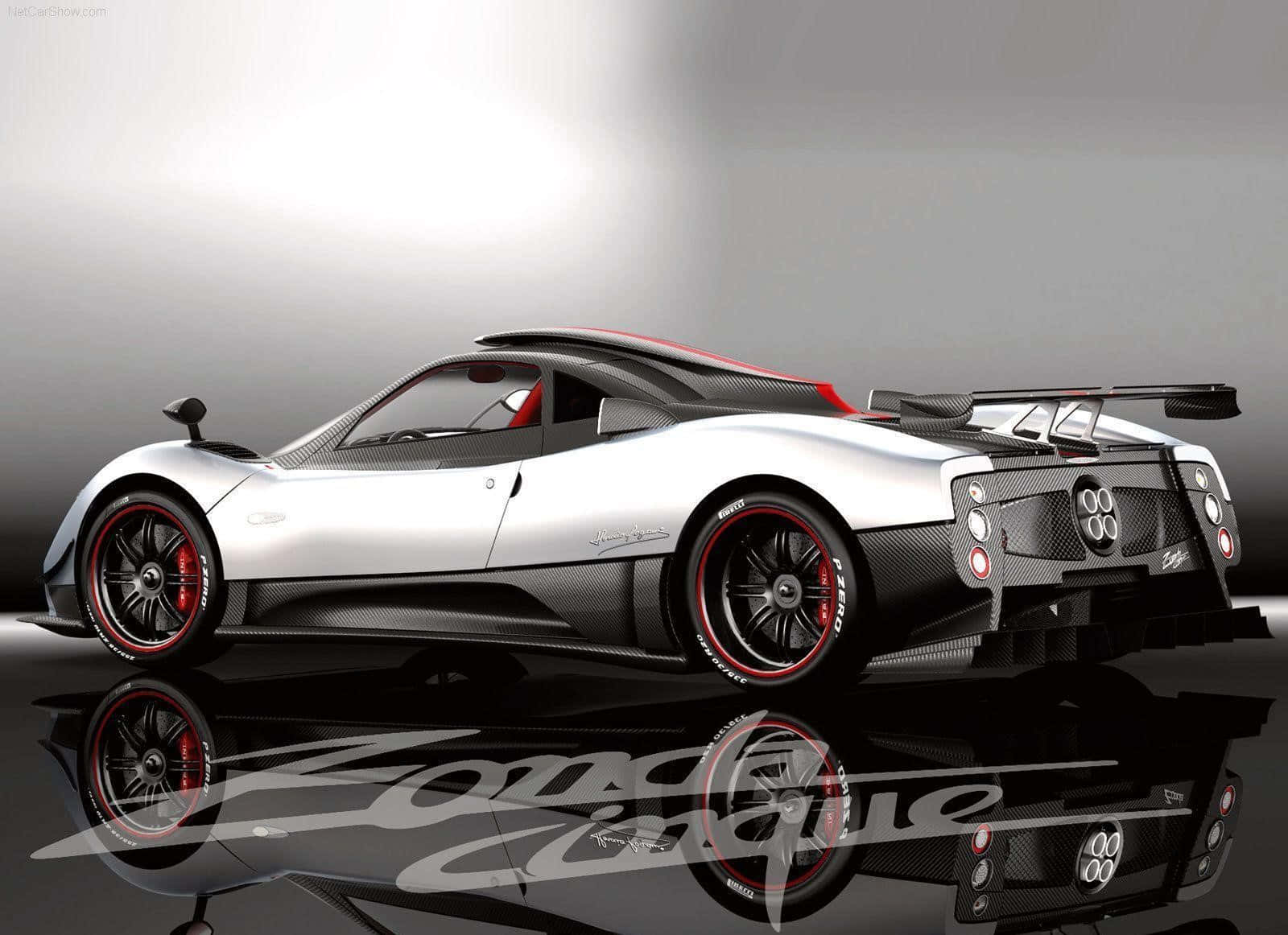 Stunning Pagani Zonda F In Motion Wallpaper