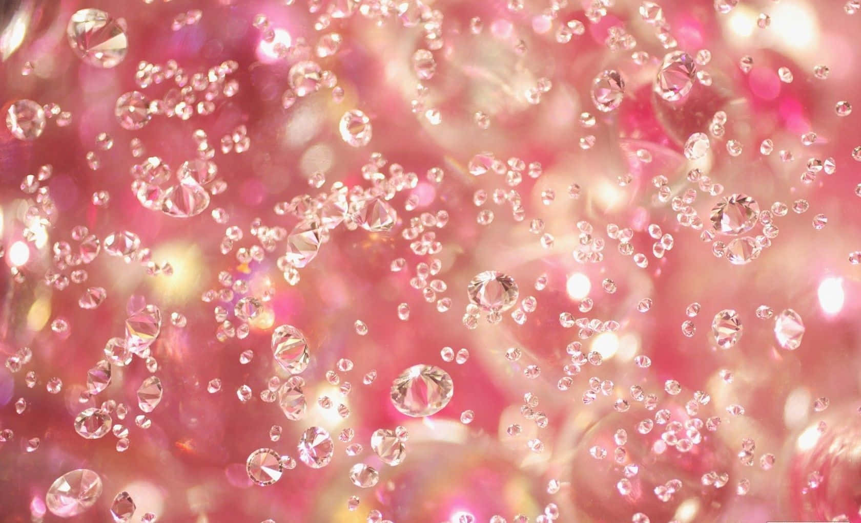 Stunning Pink Crystal Quartz Formation Wallpaper