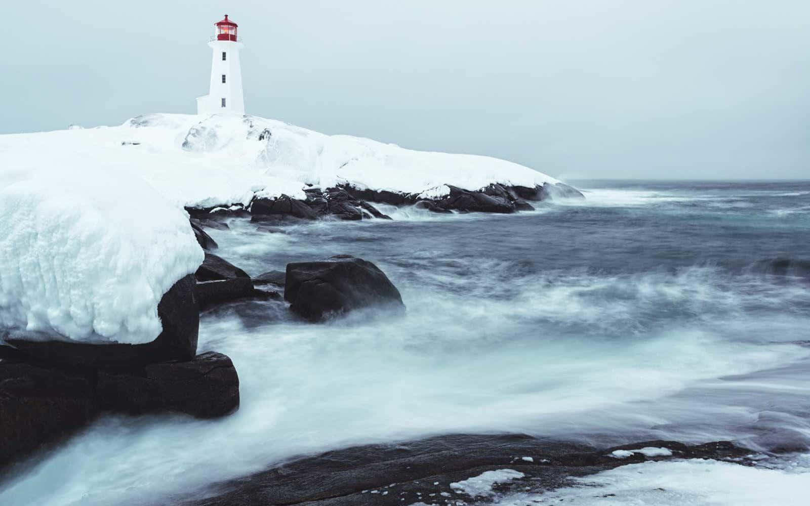 Stunning Polar Vortex Captured In Action Wallpaper