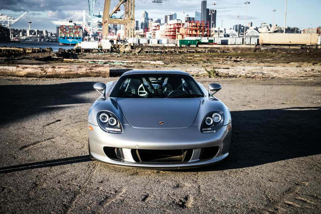 Stunning Porsche Carrera Gt In Motion Wallpaper