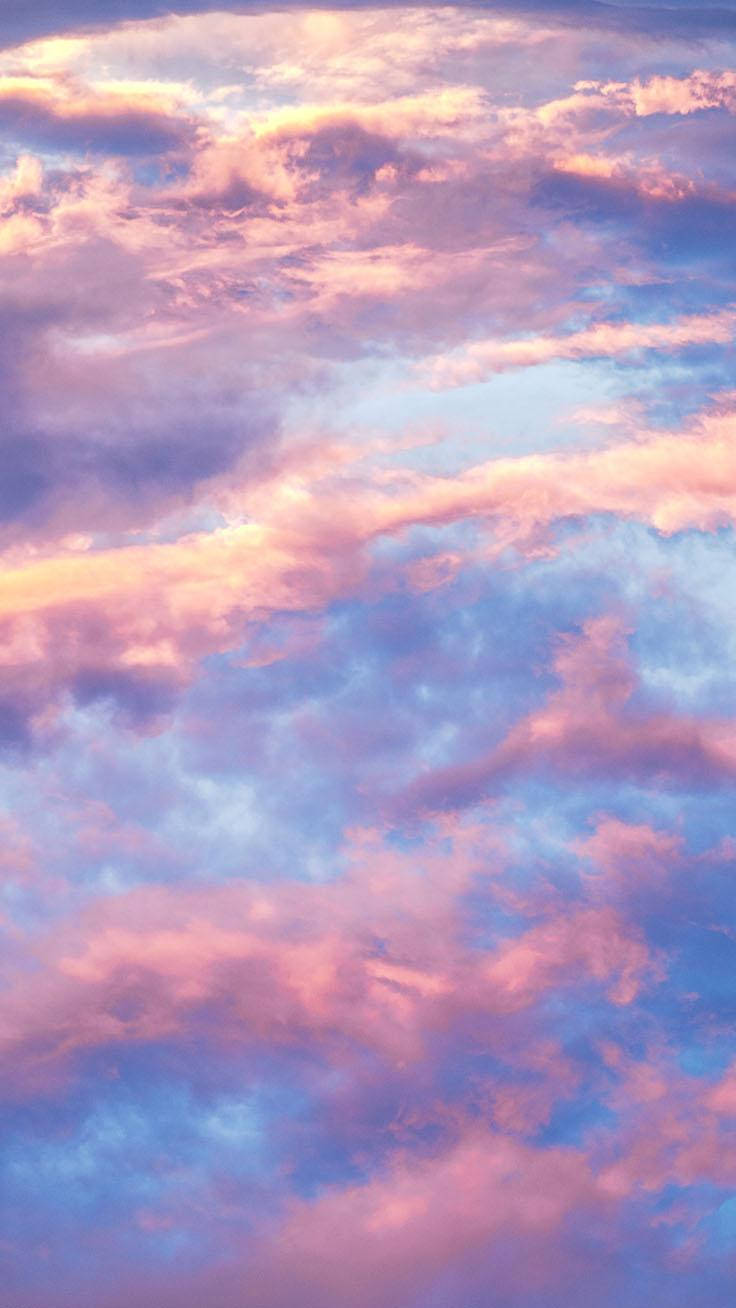 Stunning Purple Clouds Wallpaper