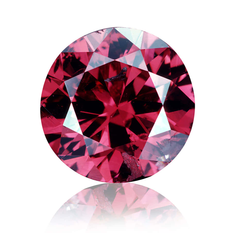 Stunning Red Diamond In Its Brilliance Wallpaper