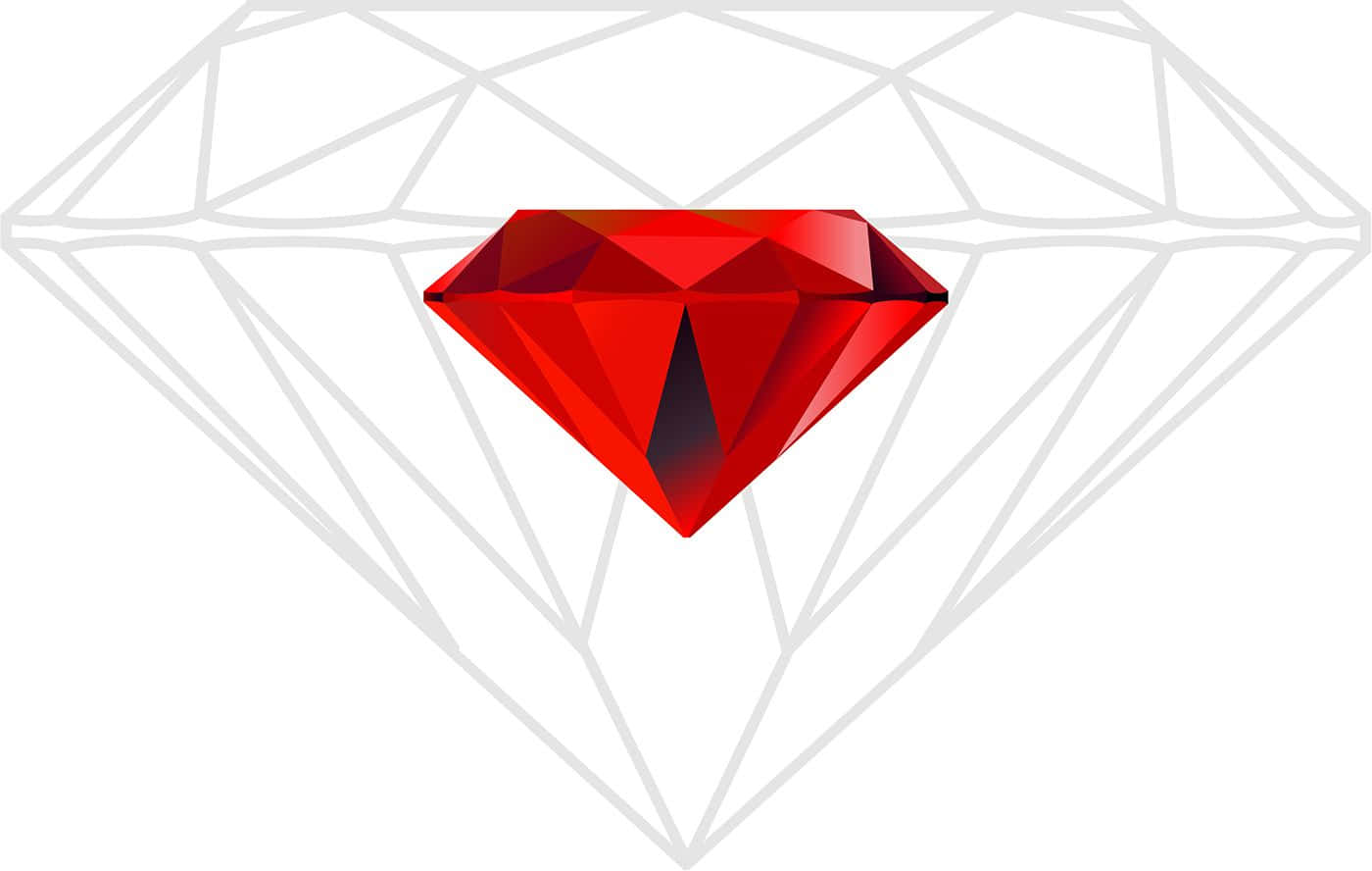 Stunning Red Diamond In Spotlight Wallpaper