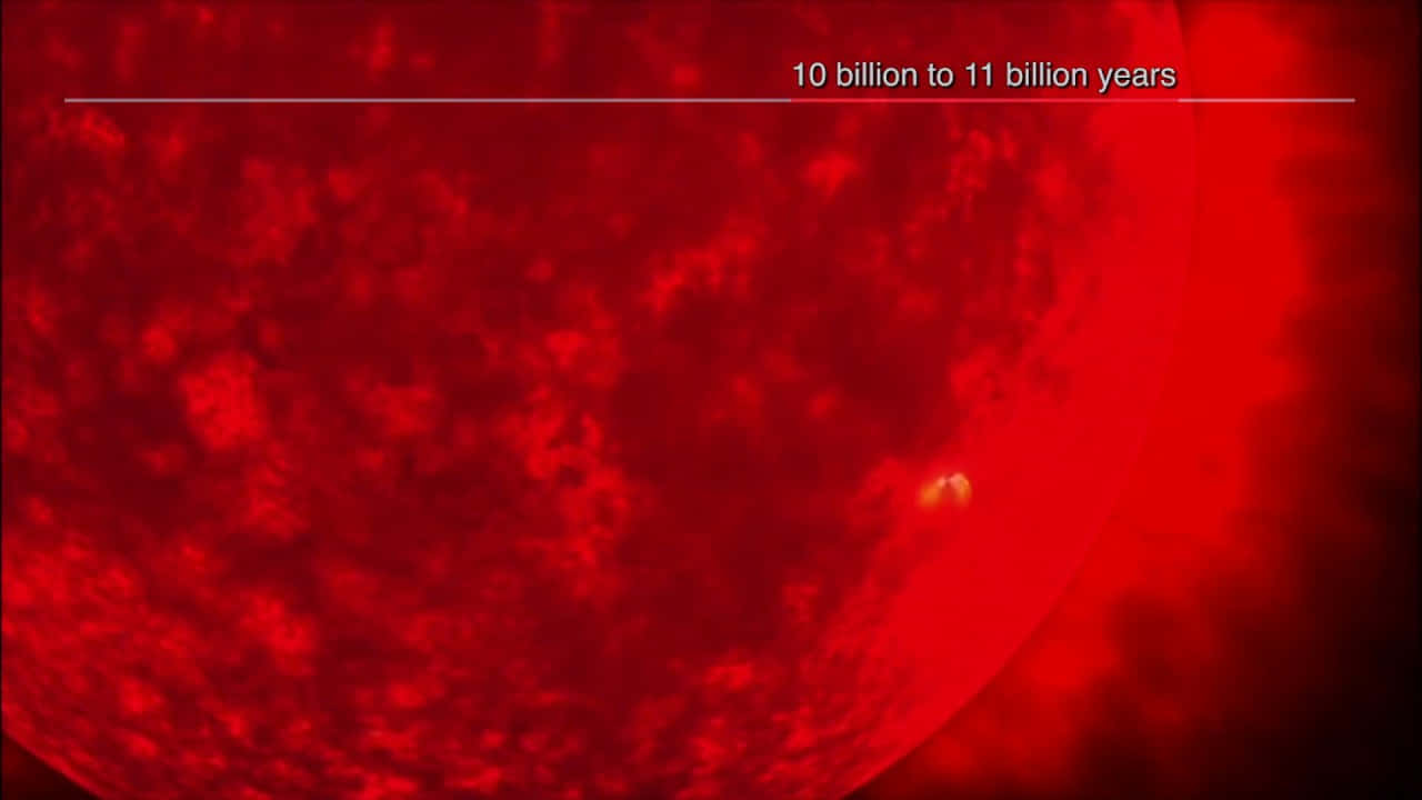 Stunning Red Giant Illuminating The Cosmos Wallpaper