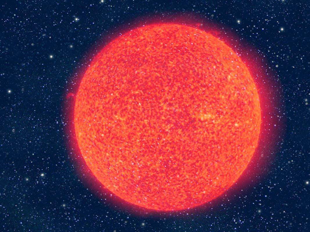 Stunning Red Giant Star In The Universe Wallpaper