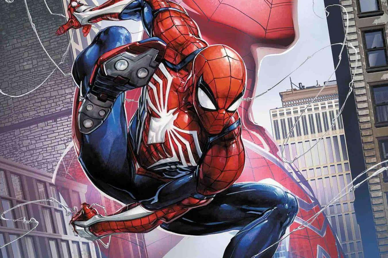 Stunning Spider-geddon Comic Artwork Wallpaper