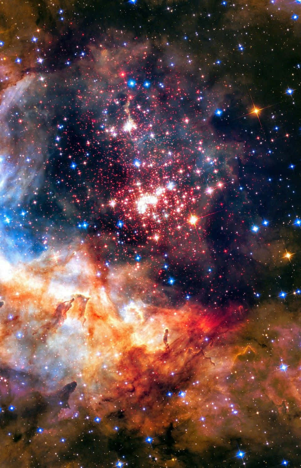 Stunning Star Cluster In The Cosmos Wallpaper