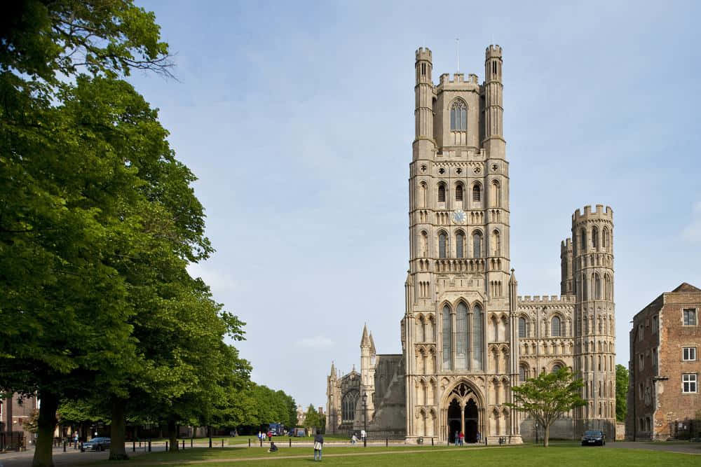 Stunning Sunset Over Ely Cathedral, Ely, United Kingdom Wallpaper