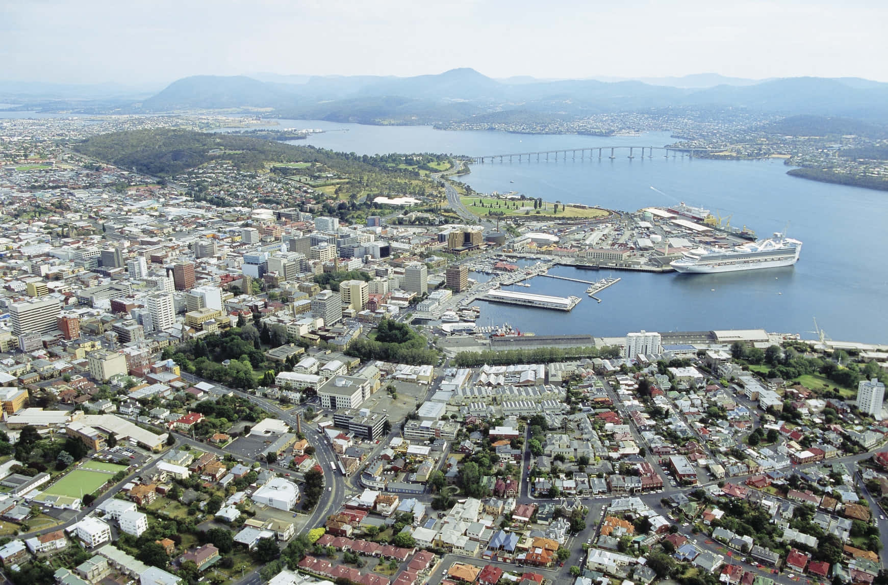 Stunning Sunset Over Hobart, Australia Wallpaper