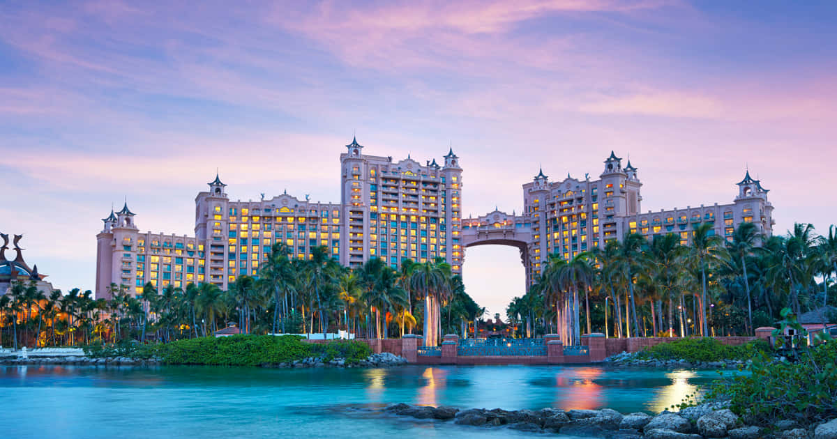 Stunning View Of The Bahamas Island Beach Wallpaper