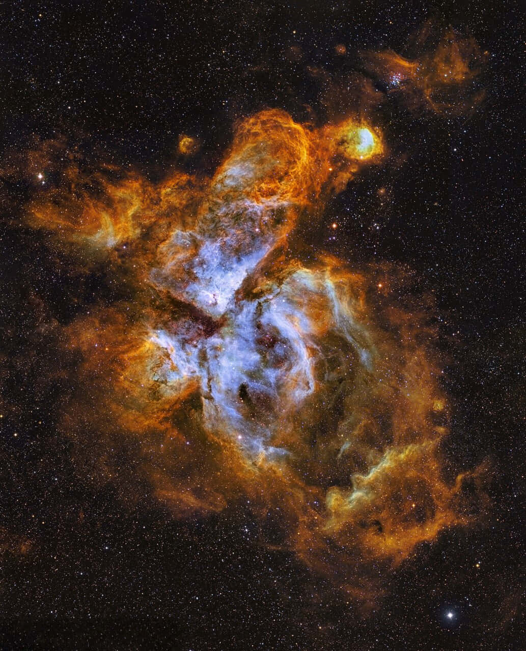 Stunning View Of The Carina Nebula Wallpaper