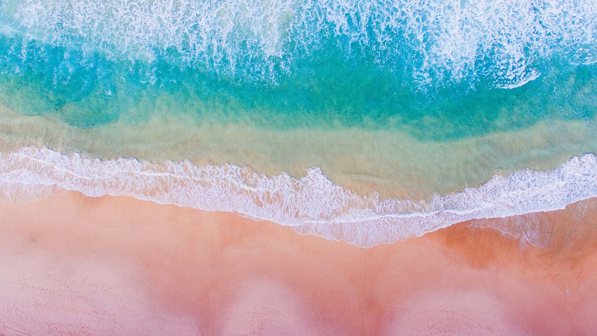 Stunning View Of The Unique Pink Beach Paradise Wallpaper