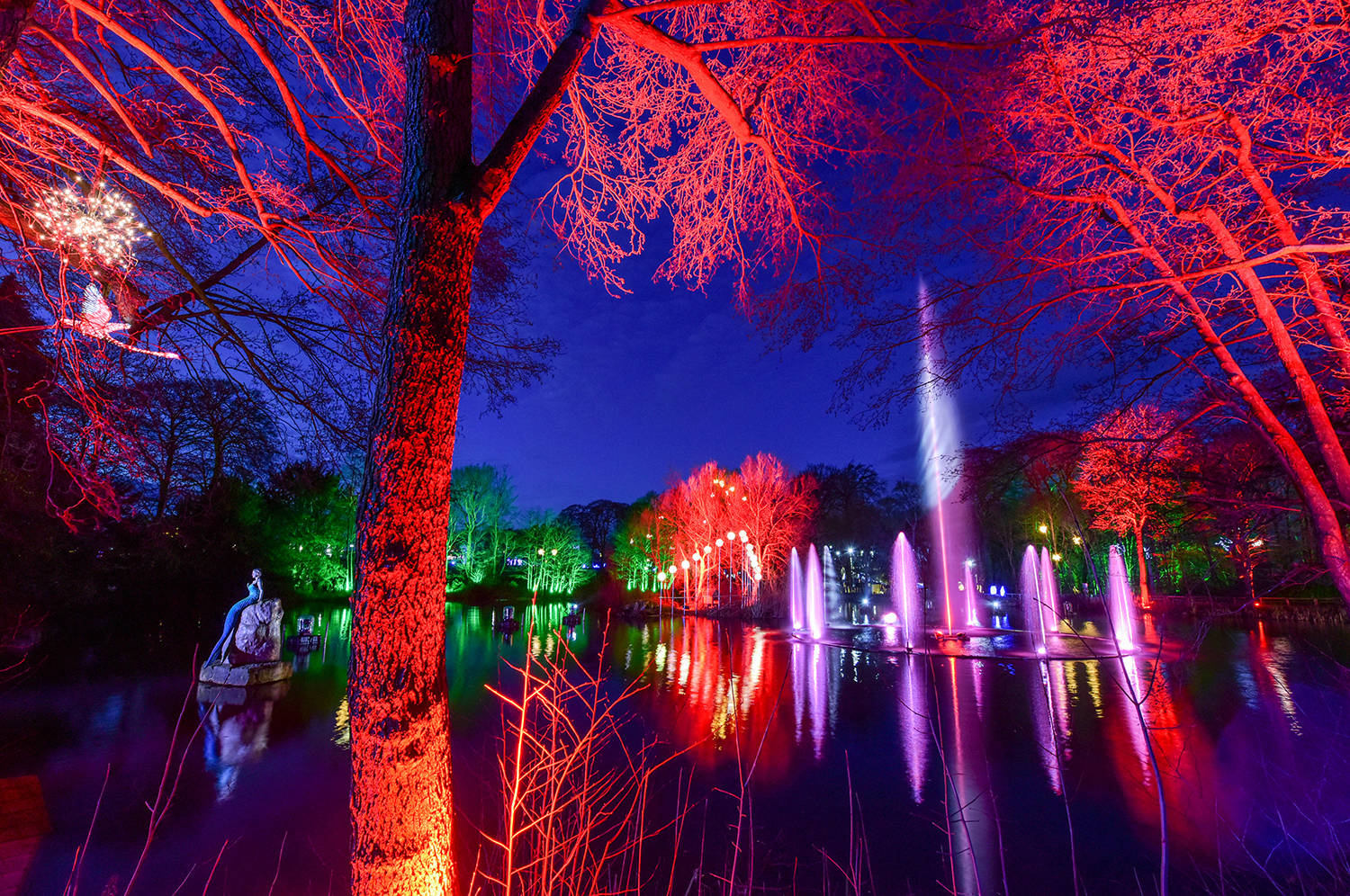 Stunning View Of Yorkshire's Stockeld Park Wallpaper