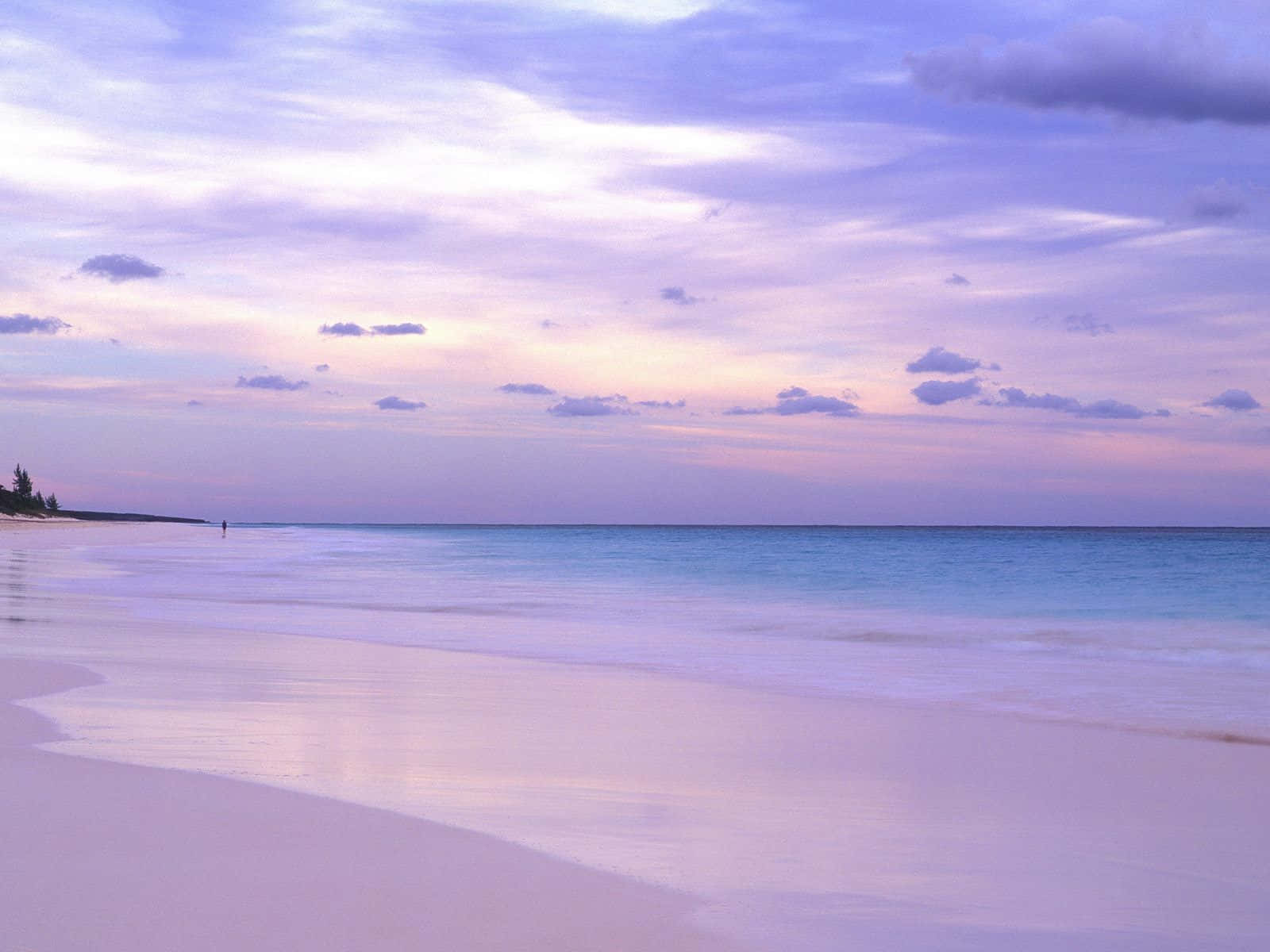 Stunning White Sands Of Bahamas Beach Wallpaper