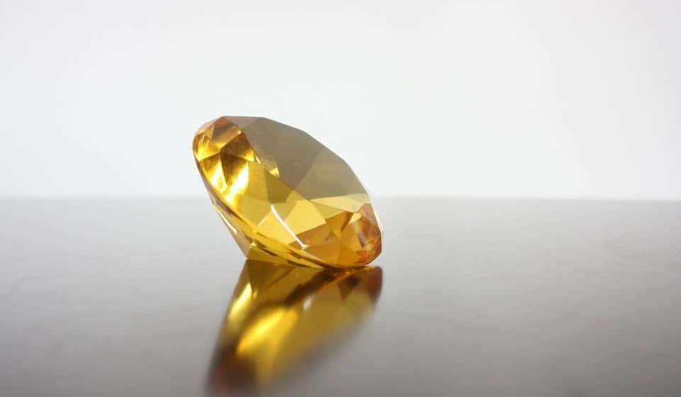 Stunning Yellow Diamond In High Resolution Wallpaper