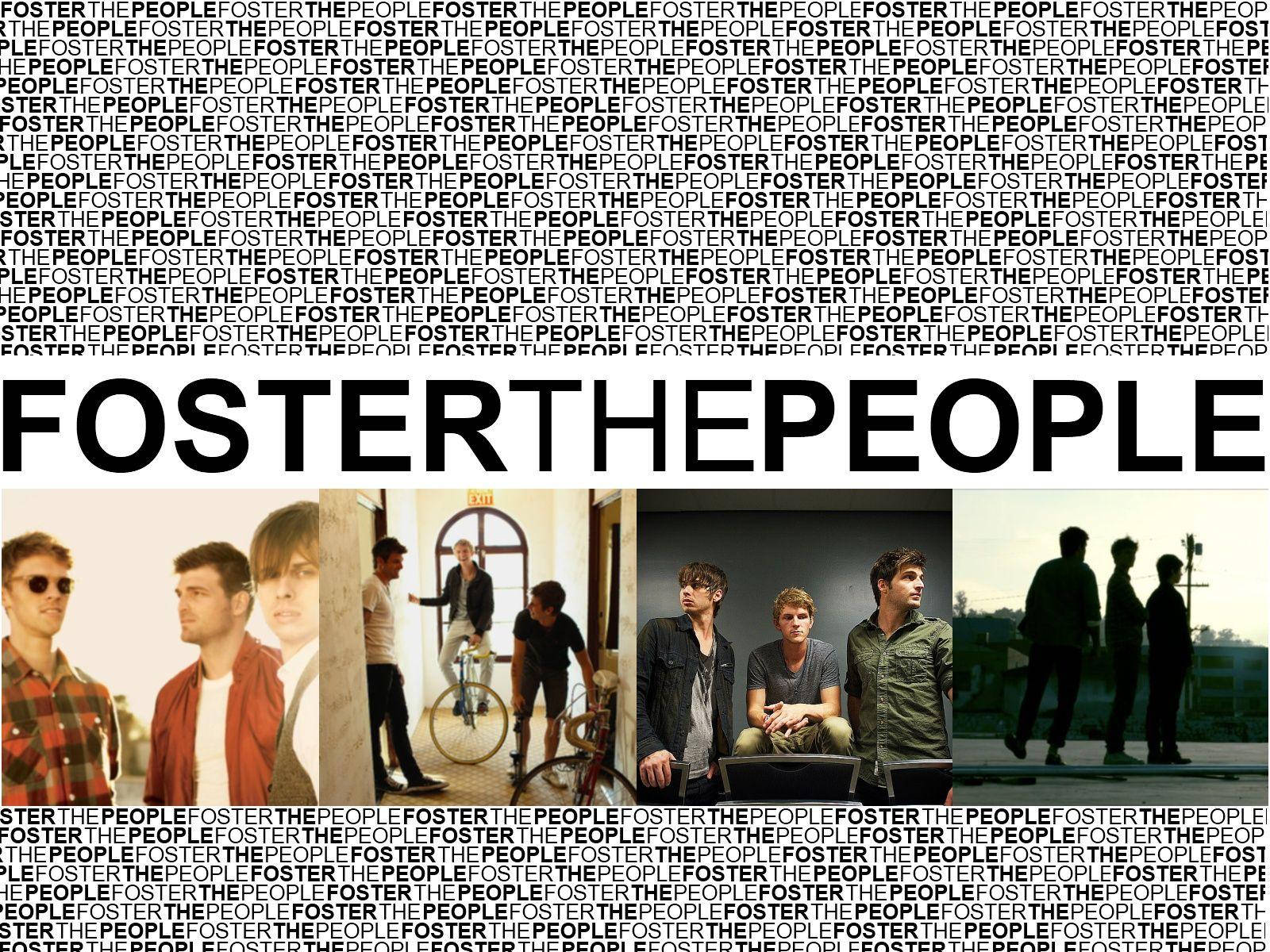 Stylin' Band Poster Of Foster The People Wallpaper