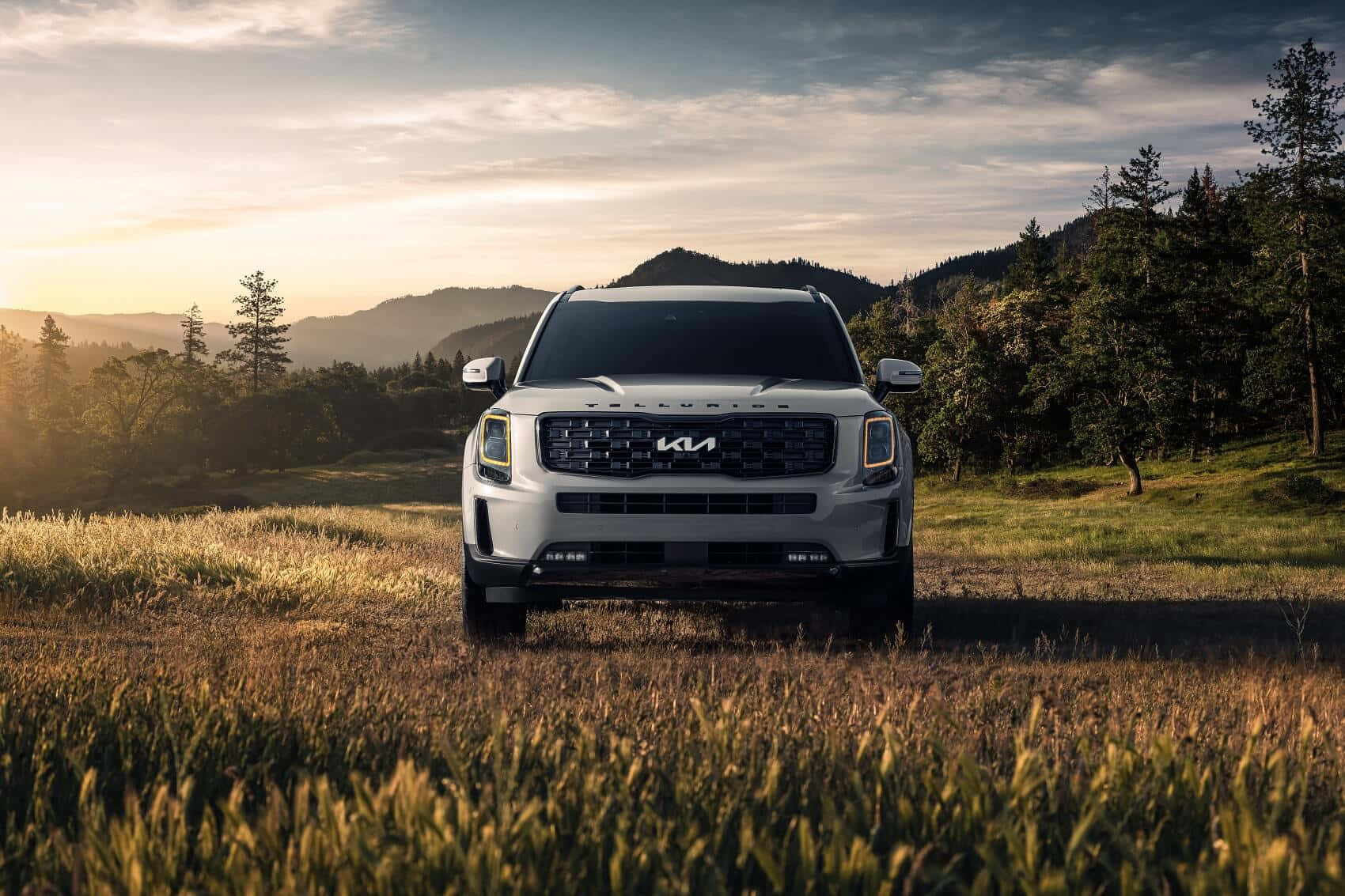 Stylish 2020 Kia Telluride On The Go Wallpaper