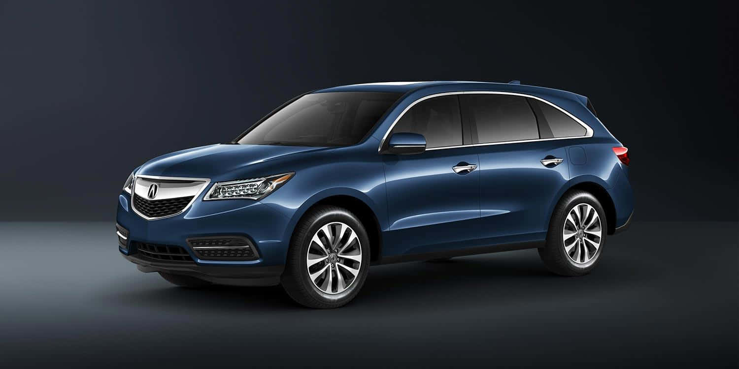 Stylish Acura Mdx In A Striking Landscape Wallpaper