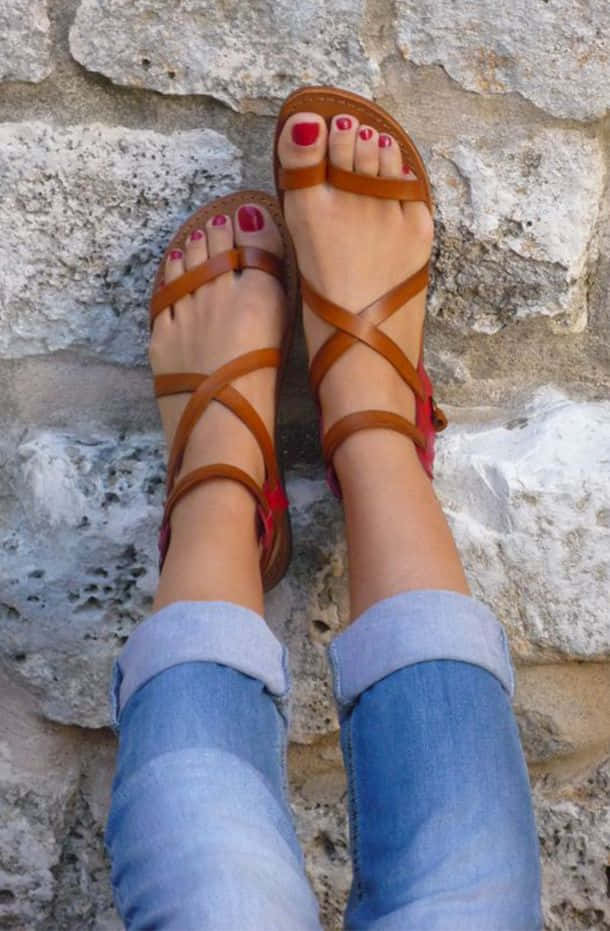 Stylish And Comfortable Sandals Wallpaper