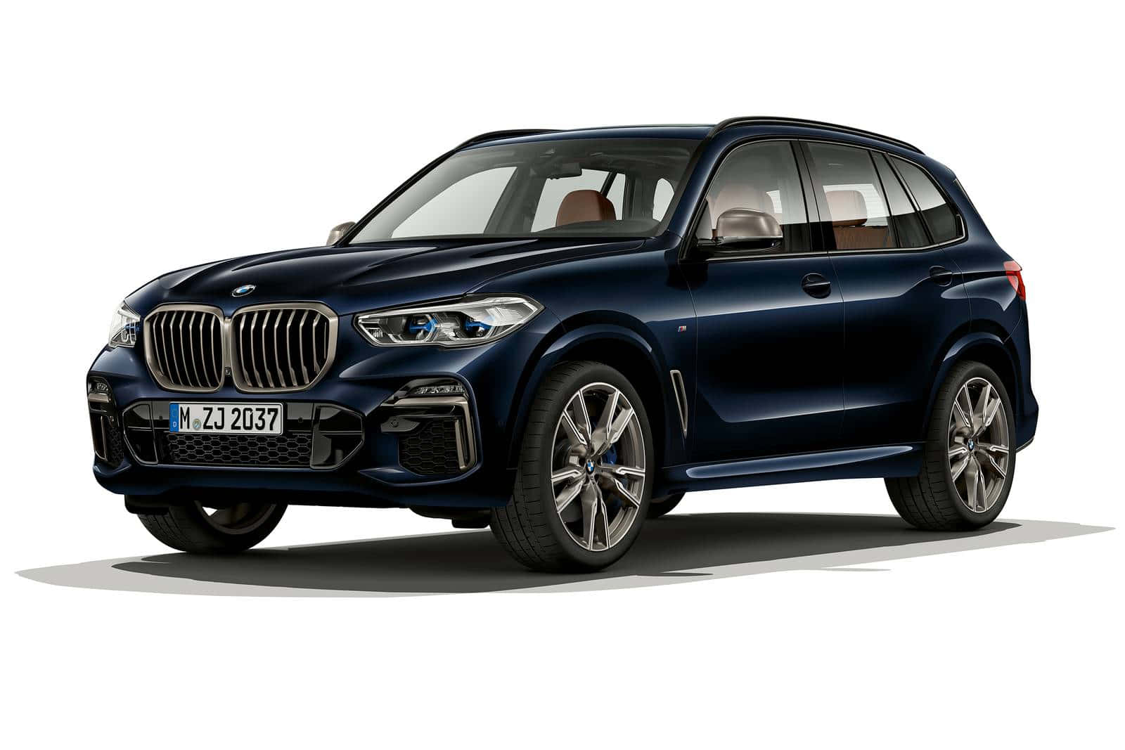 Stylish Bmw X5 On The Road Wallpaper