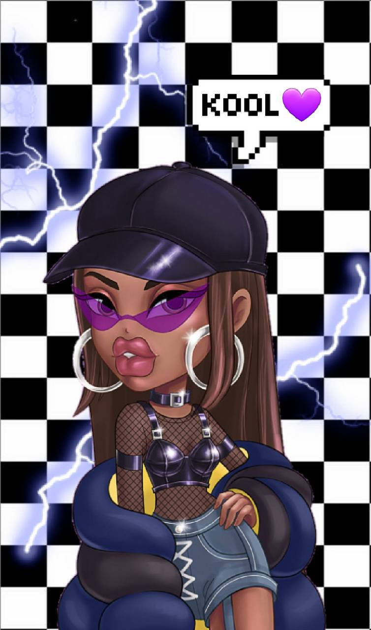 Stylish Bratz Digital Art Wallpaper