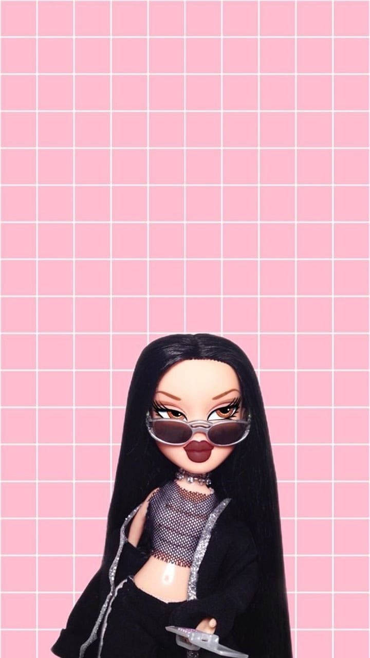 Stylish Bratz Dollshowcasing Chic Trend Wallpaper