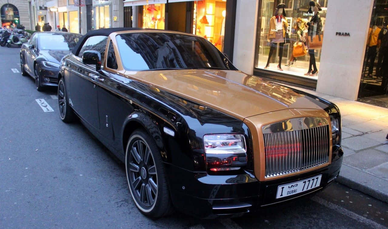 Stylish Elegance - Rolls Royce Phantom Drophead Coupe Wallpaper