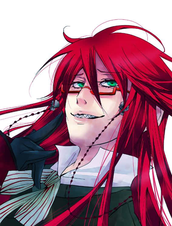 Stylish Grell Sutcliff Striking A Pose Wallpaper