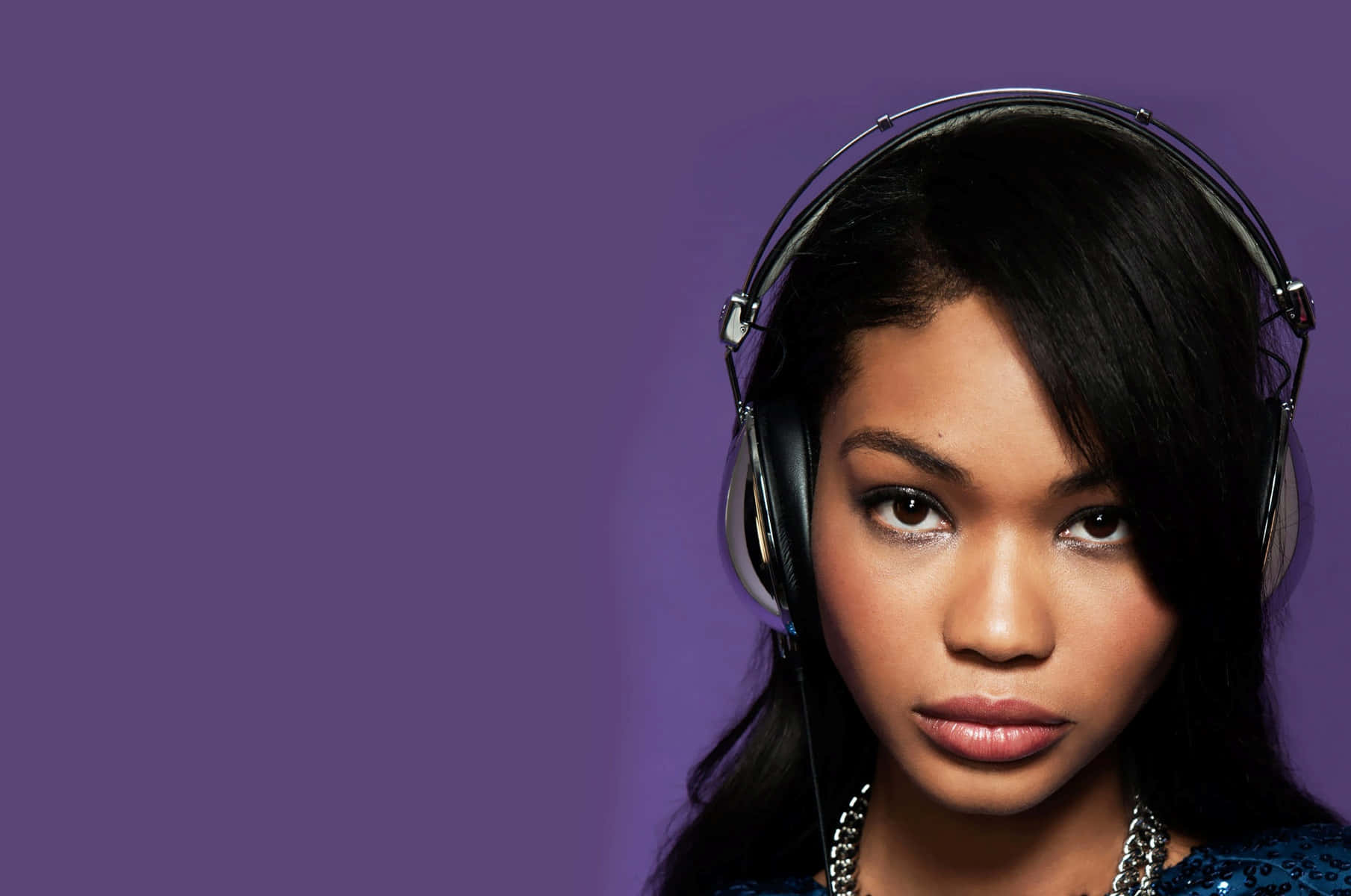 Stylish Headphones Portrait Wallpaper