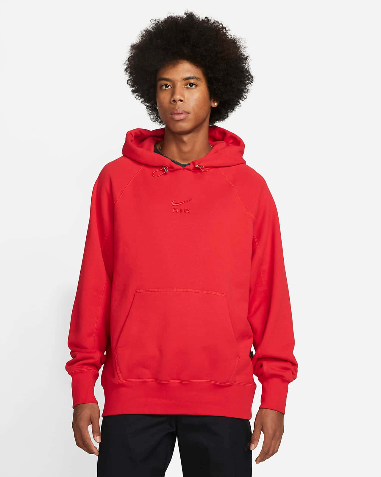 Stylish Red Hoodie On Display Wallpaper